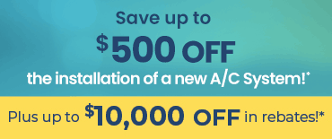 New AC Discount $500 plus $10,000 in rebates